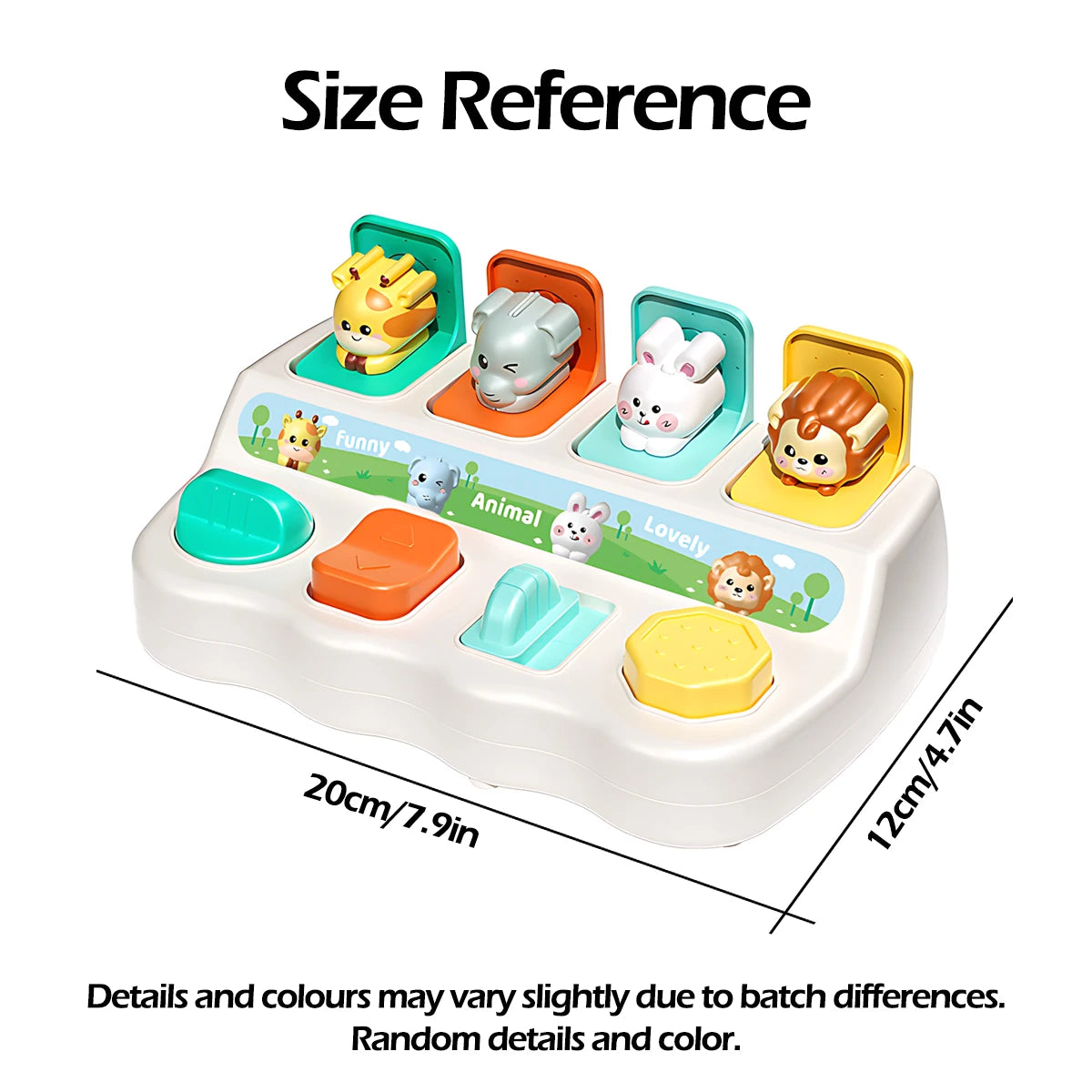 Montessori Pop-Up-Spielzeug & Lernboxen für Tiere – Verbesserung der Logik & Motorik für Kinder