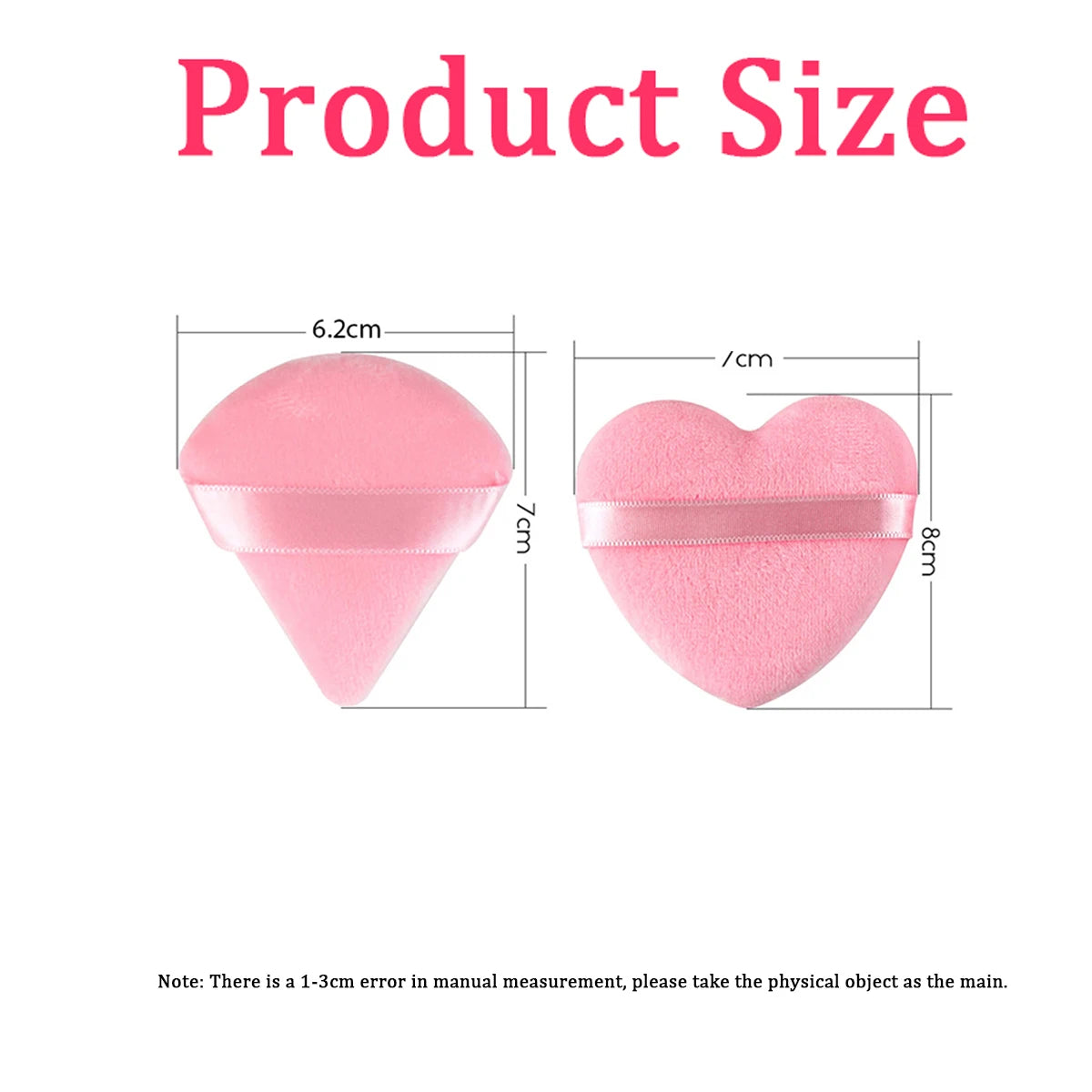 20/30St Triangle Samt Pulver Puff – Nass & Trocken Gebrauch Make-up Schwamm für die Gründung, Kosmetik und Schönheitsmischung