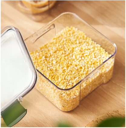 1PC Airtight Sealed Storage Jar – Kunststoff-Körner, Pasta & Würzbehälter ® Feuchtigkeit-Proof-Küche Organizer Box
