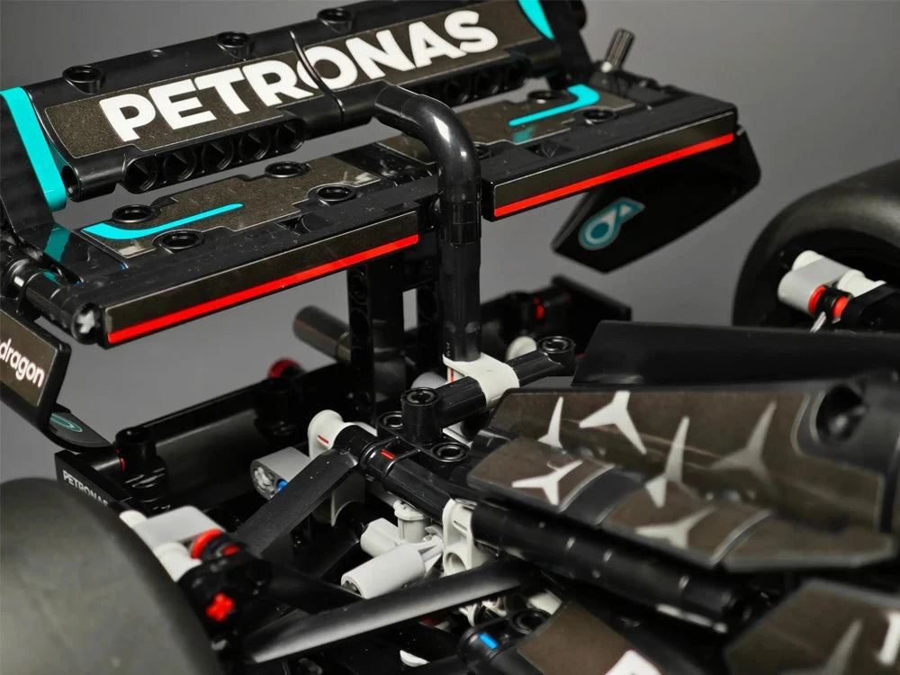 Technologie 1642PCS Mechanical Racing Car Building Blocks – W14 Venue Racing Model Kit für Erwachsene & Kinder