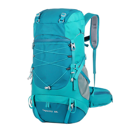 WESTTUNE 50L Wasserdichter Wanderrucksack mit Regenschutz – Multifunktionale Outdoor Travel & Mountaineering Tasche
