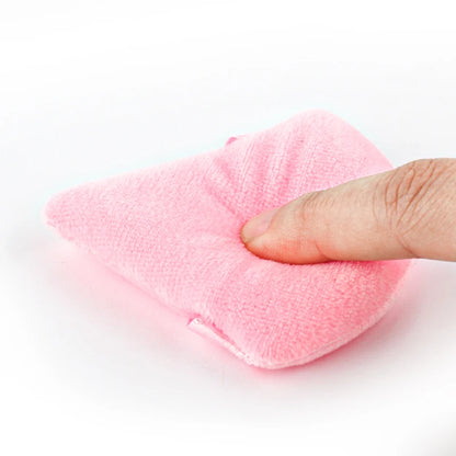 SHIDISHANGPIN Dreieck Samt Puff Pulver – wiederverwendbare Gesicht kosmetischen Schwamm, Mini-Baumwolle Make-up-Puff für Foundation, Eyeshadow und Beauty-Tools (1/2/3/6pcs)