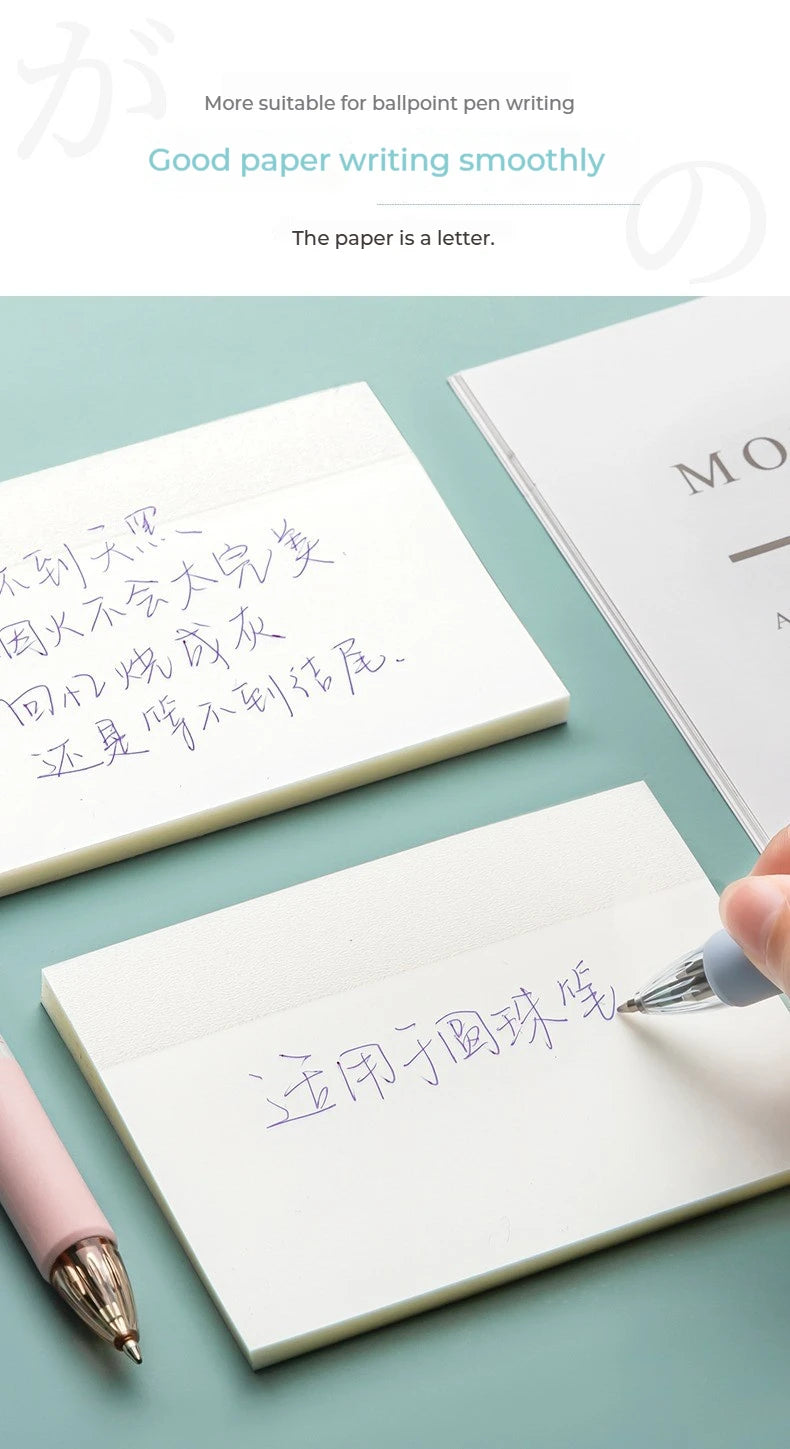 50 Blatt Transparent Sticky Notes – Wasserdichte Message & Signature Sticker für Notebooks