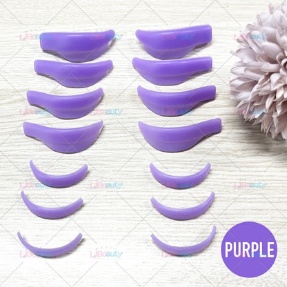 Libeauty 7 Paris wiederverwendbare Lash Lift Shield Pads – Silikon Wimpern Curler & Curling Eisen Zubehör, Make-up-Tool