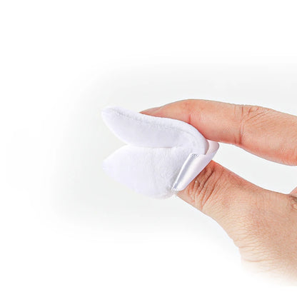 SHIDISHANGPIN Dreieck Samt Puff Pulver – wiederverwendbare Gesicht kosmetischen Schwamm, Mini-Baumwolle Make-up-Puff für Foundation, Eyeshadow und Beauty-Tools (1/2/3/6pcs)