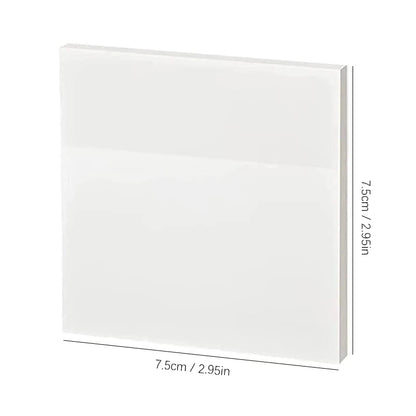 50 Blatt Transparent Sticky Notes – Wasserdichte Message & Signature Sticker für Notebooks