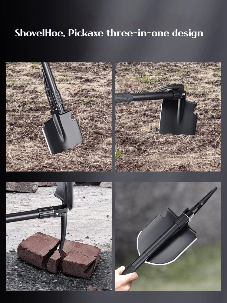 1PC Outdoor Faltbare Camping Shovel – Multifunktionales Wandern Entrenching Tool, Portable Garden & Survival Shovel