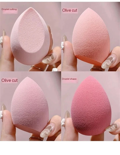 4PCS Makeup Sponge Blender Beauty Egg Cosmetic Puff – Soft Foundation & Powder Sponges für Frauen, professionelle Beauty-Tools