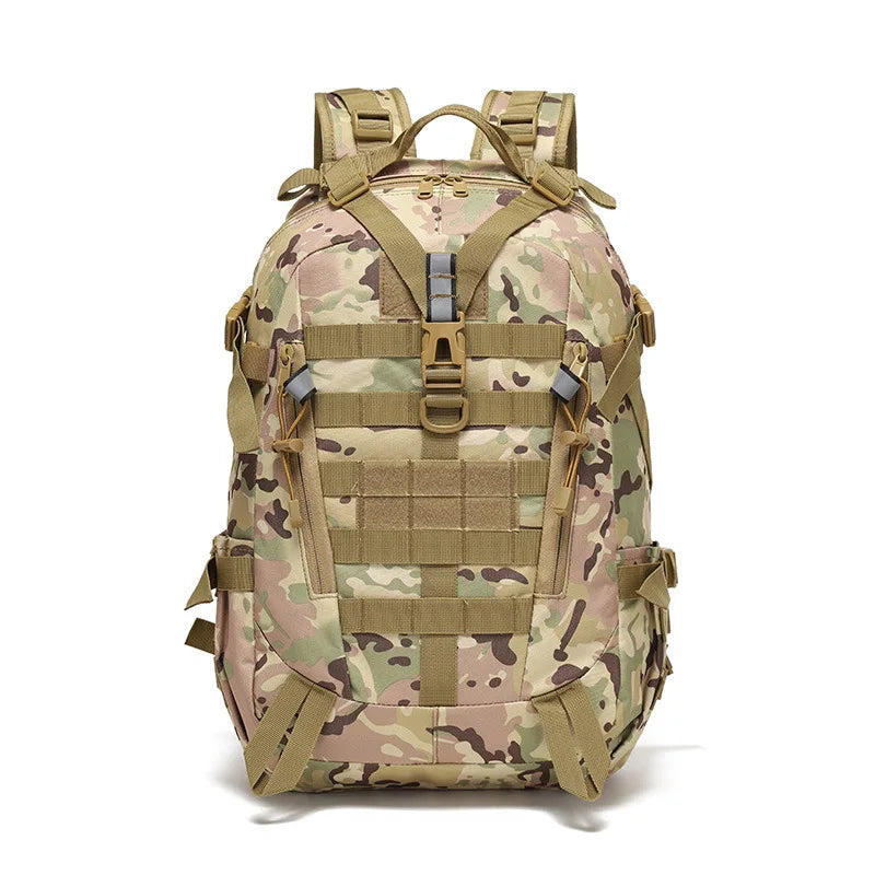 40L Tactical Reflective Backpack – Military Molle Outdoor Rucksack | Hiking, Camping, Hunting & Travel Bag
