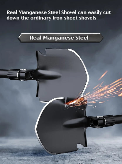 1PC Outdoor Faltbare Camping Shovel – Multifunktionales Wandern Entrenching Tool, Portable Garden & Survival Shovel