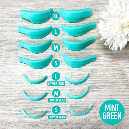 Libeauty 7 Paris wiederverwendbare Lash Lift Shield Pads – Silikon Wimpern Curler & Curling Eisen Zubehör, Make-up-Tool