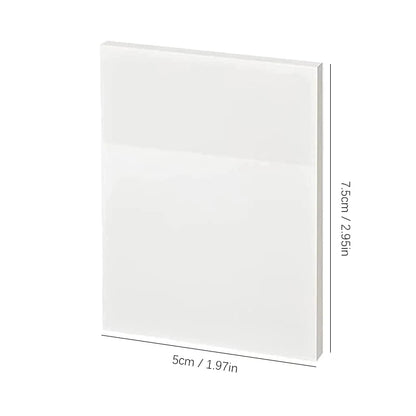50 Blatt Transparent Sticky Notes – Wasserdichte Message & Signature Sticker für Notebooks