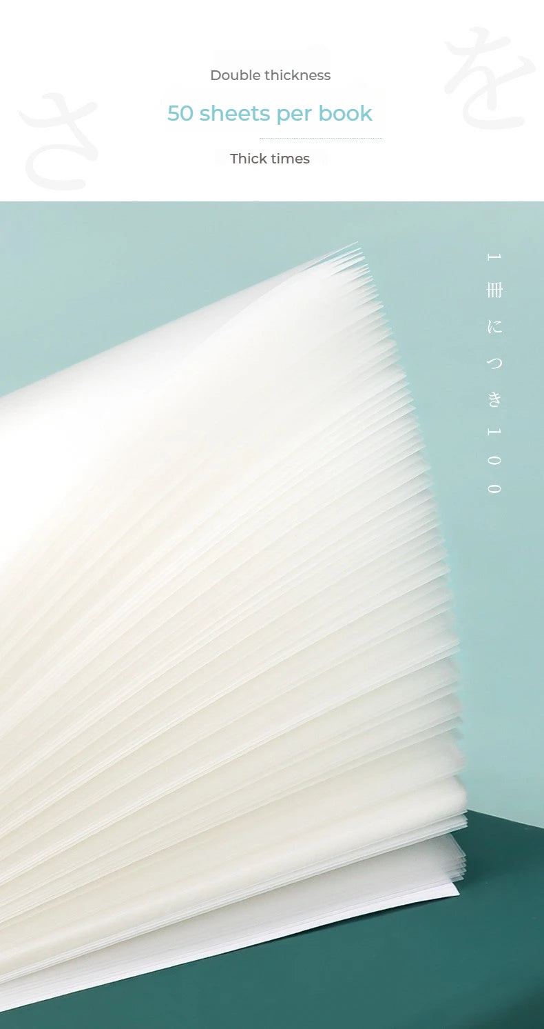 50 Blatt Transparent Sticky Notes – Wasserdichte Message & Signature Sticker für Notebooks