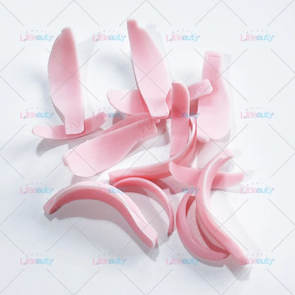 Libeauty 7 Paris wiederverwendbare Lash Lift Shield Pads – Silikon Wimpern Curler & Curling Eisen Zubehör, Make-up-Tool