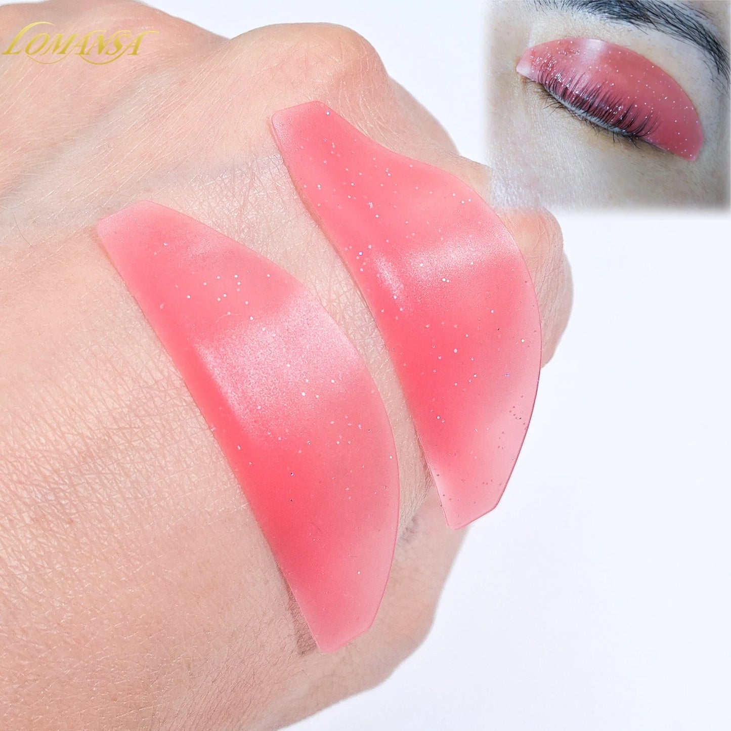 Lomansa 1 Paar Silikon Lash Softening Pads – Wimper Perm Rods & Shields für Lash Lifting, professionelle Wimpern Zubehör