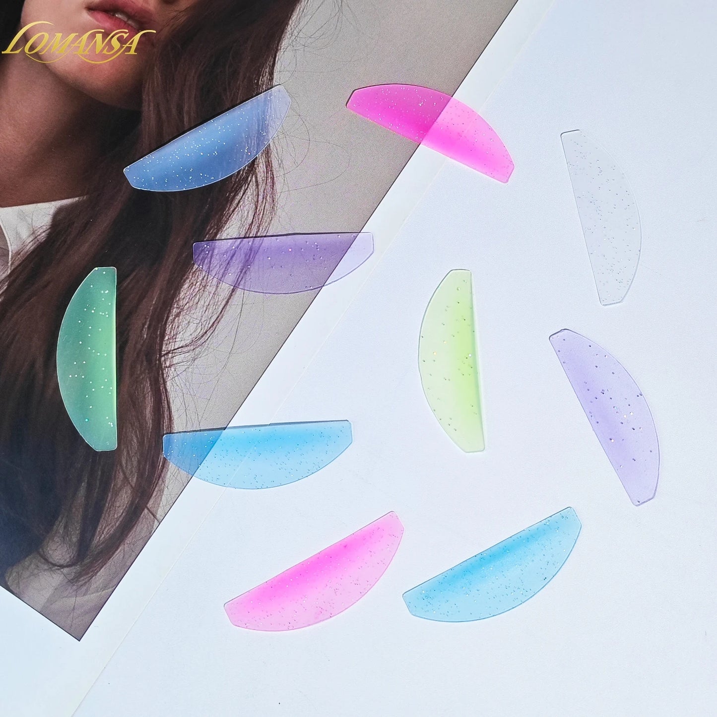 Lomansa 1 Paar Silikon Lash Softening Pads – Wimper Perm Rods & Shields für Lash Lifting, professionelle Wimpern Zubehör