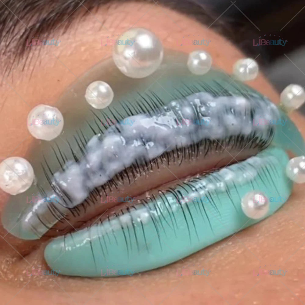 Libeauty 7 Paris wiederverwendbare Lash Lift Shield Pads – Silikon Wimpern Curler & Curling Eisen Zubehör, Make-up-Tool