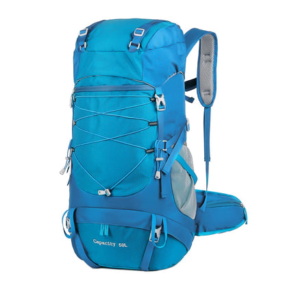 WESTTUNE 50L Wasserdichter Wanderrucksack mit Regenschutz – Multifunktionale Outdoor Travel & Mountaineering Tasche
